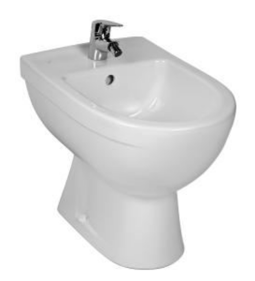 Obrázek z JIKA-LYRA PLUS stojící bidet s 1 otvorem H8323810003041