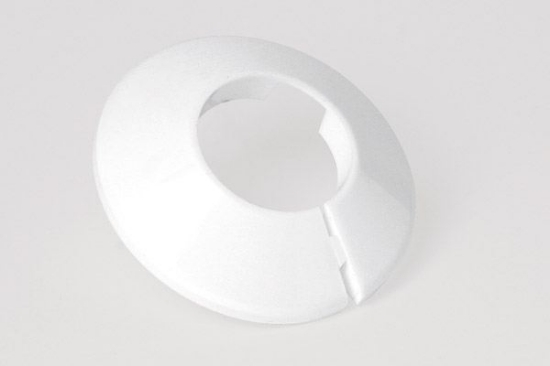 Obrázek z Krytka trubková 15 mm, bílá - dělená